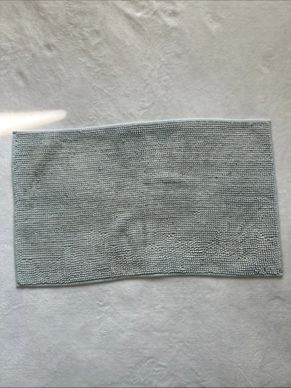 Textured Bath Mat in Light Blue